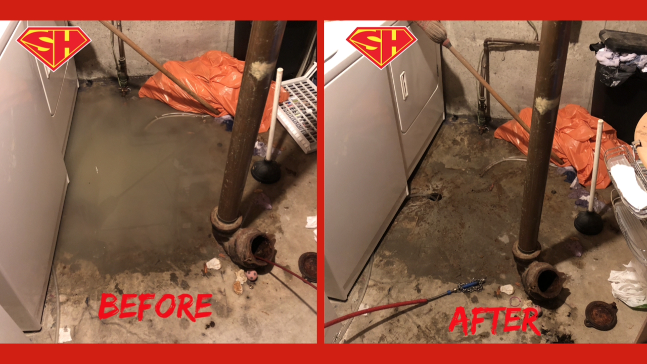 Edgemont sewer backup repair